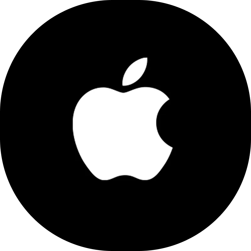 Logo de Apple, dispositivos y ecosistema iOS
